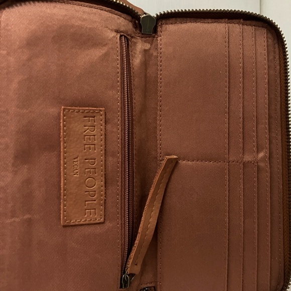 Free People Women’s Tan Wallet - Picture 1 of 3